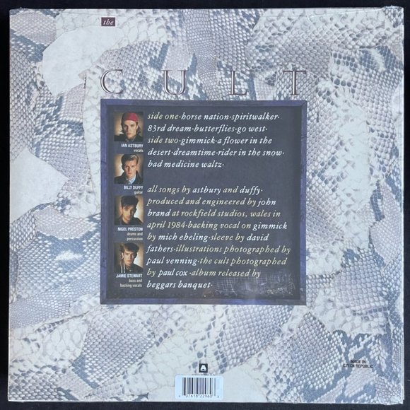 The Cult – Dreamtime – Limited Oxblood Colored Vinyl, LP, Beggars, 2024 NEW - Picture 3 of 3